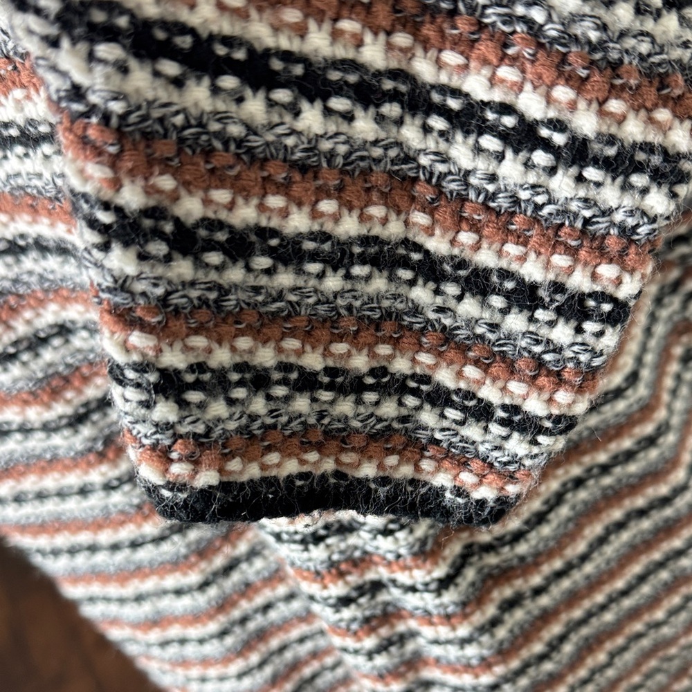 CABIN CREEK Fisherman’s Knit VTG Striped Sweater Size L 90’s Y2K Eclectic Retro - Picture 3 of 7